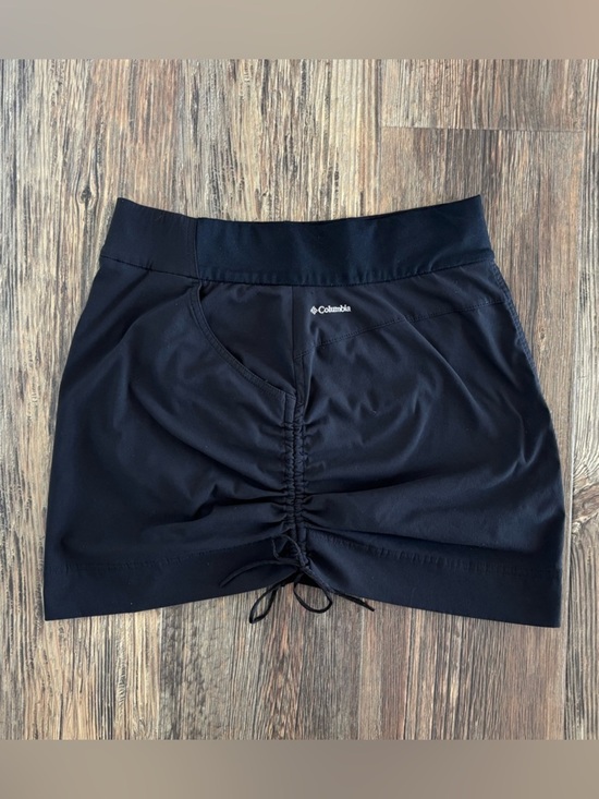 Columbia Pants - Columbia Sportswear Omni-Shield Casual Active Skort Womens S Black Ruched Sides